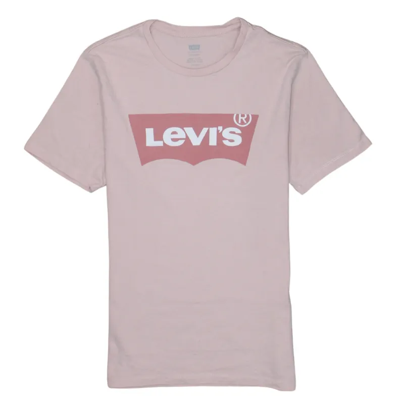 Levi's Light Pink T Shirt Men's XSmall Printed Batwing Logo Crewneck Casual Tee sold by Vintage Club