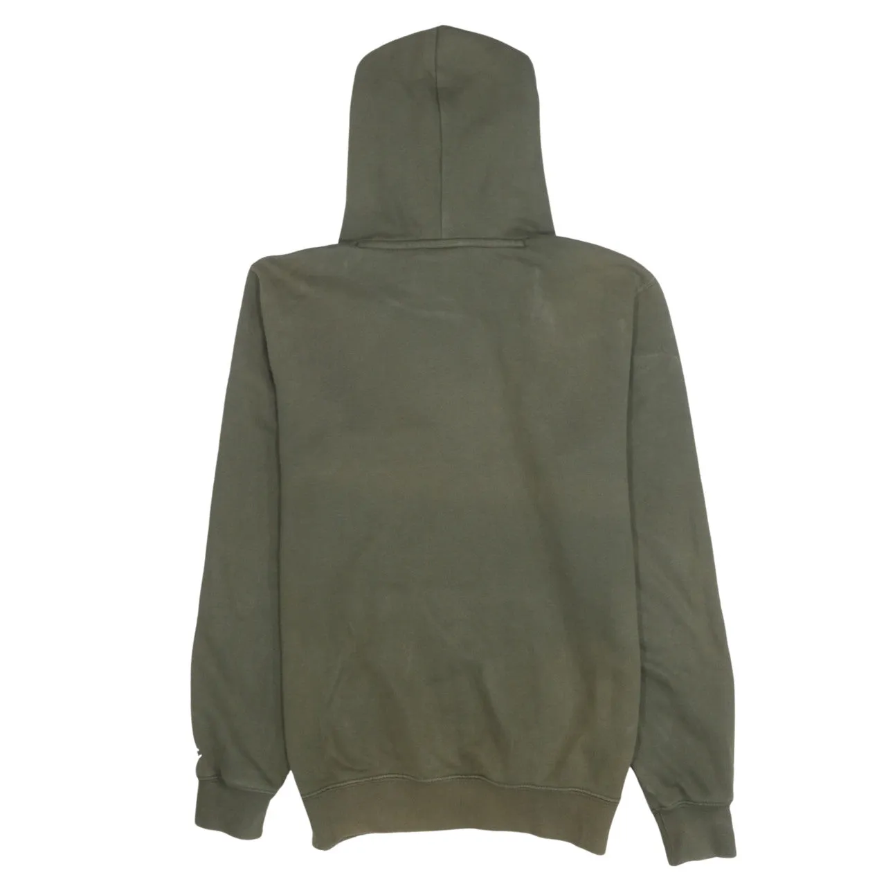 Champion Olive Green Hoodie Men's Small Embroidered Chest Logo Front Pocket Fleece Pullover Sweatshirt sold by Vintage Club product image thumbnail 2