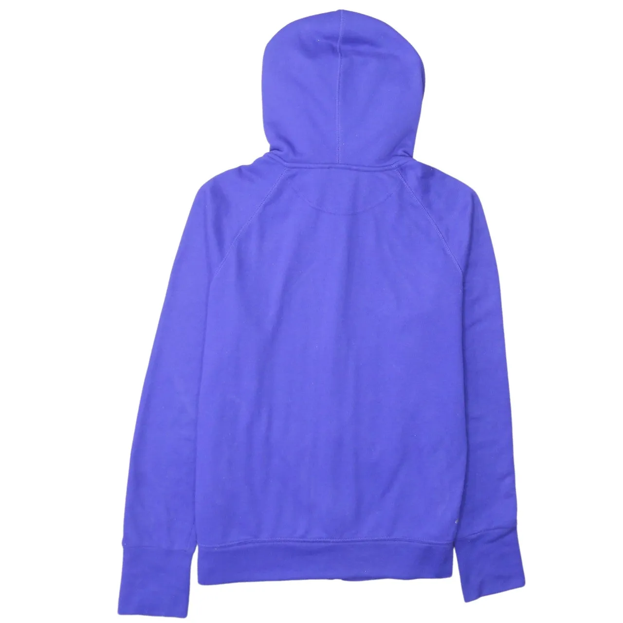 Adidas Purple Full Zip Hoodie Women’s Large Embroidered Logo Drawstring Hood Casual Sweatshirt sold by Vintage Club product image thumbnail 2