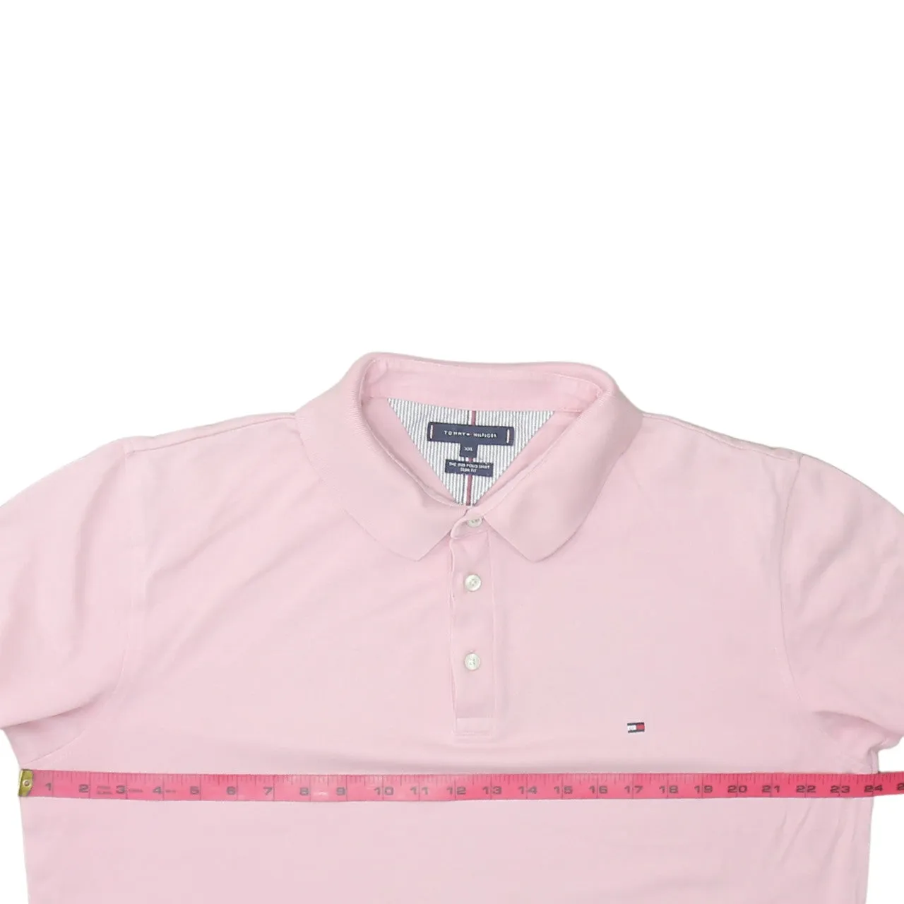 Tommy Hilfiger Light Pink Polo Shirt Women’s XXLarge Embroidered Chest Flag Logo Casual Top sold by Vintage Club product image thumbnail 5
