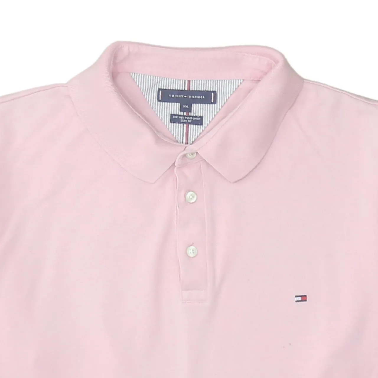 Tommy Hilfiger Light Pink Polo Shirt Women’s XXLarge Embroidered Chest Flag Logo Casual Top sold by Vintage Club product image thumbnail 3