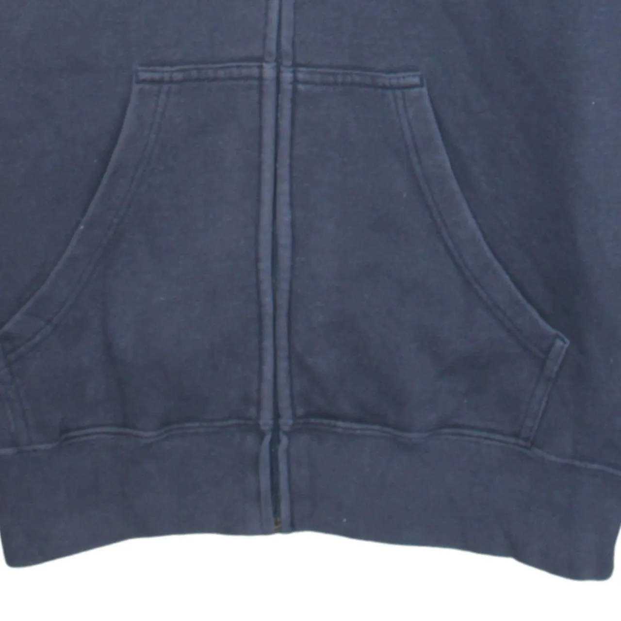 Champion Navy Blue Zip Hoodie Men's Medium Embroidered Chest Logo Front Pockets Sweatshirt sold by Vintage Club product image thumbnail 4