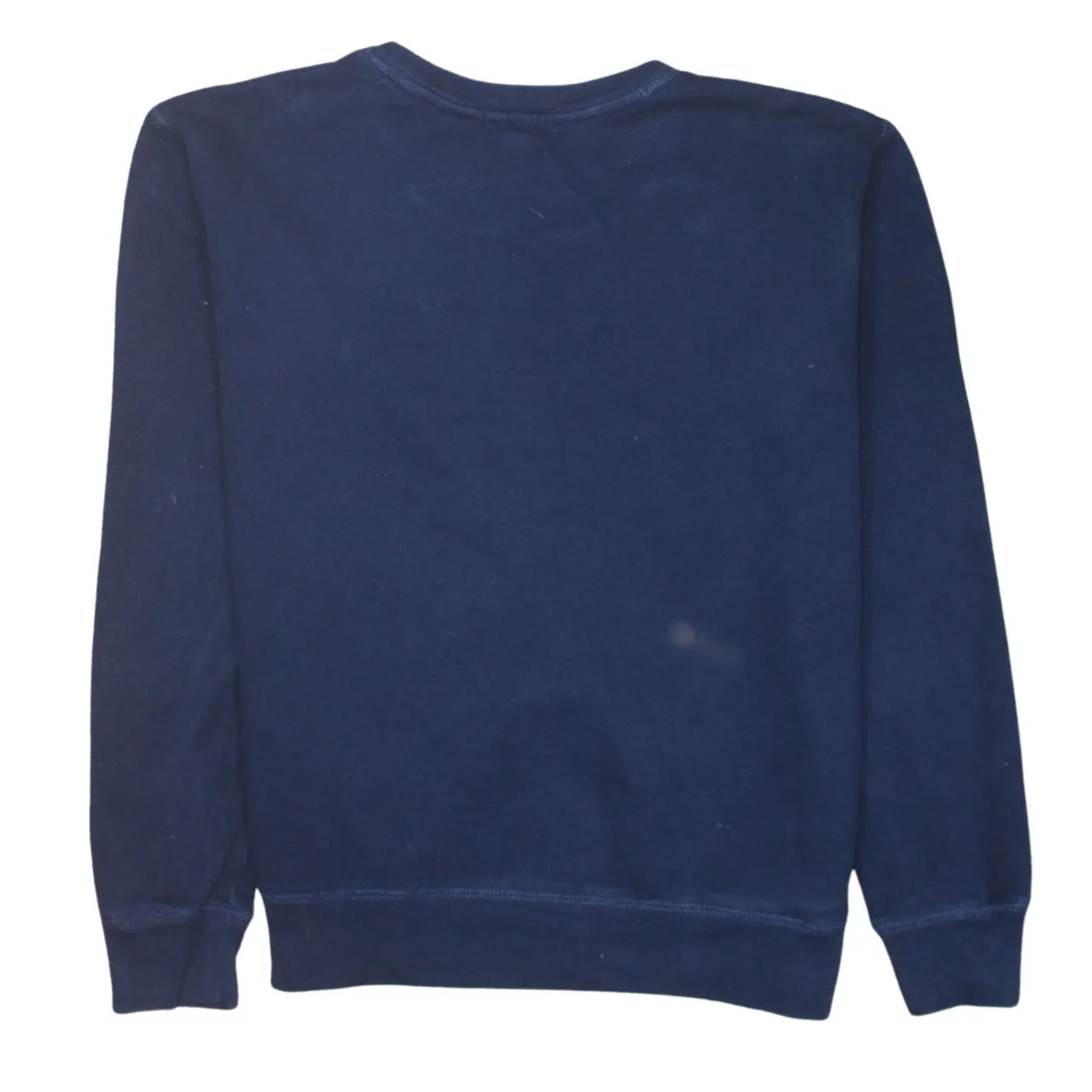 Polo Ralph Lauren Navy Sweatshirt Women's Large Embroidered Pony Logo Crewneck Pullover sold by Vintage Club product image thumbnail 2