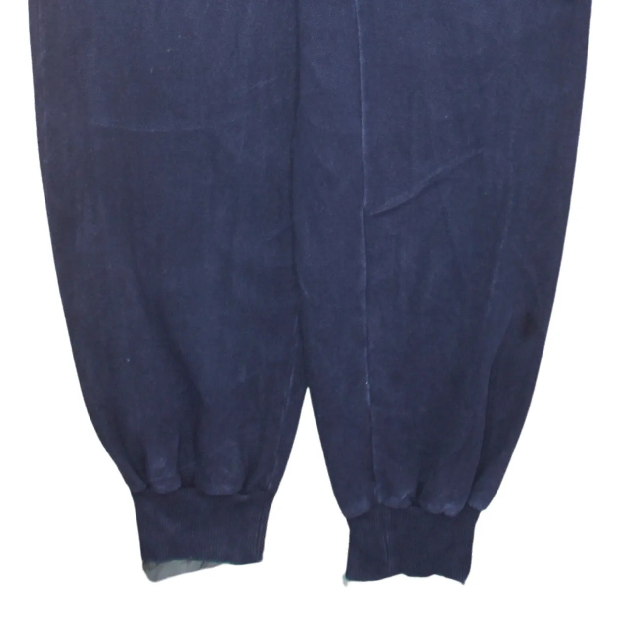 Lacoste Navy Blue Joggers Men’s 32 Embroidered Croc Logo Elasticated Cuffs Fleece Sweatpants sold by Vintage Club product image thumbnail 4