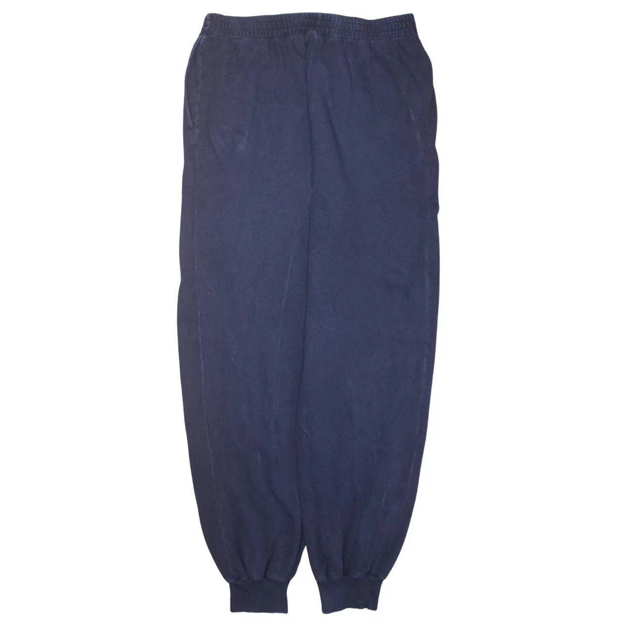 Lacoste Navy Blue Joggers Men’s 32 Embroidered Croc Logo Elasticated Cuffs Fleece Sweatpants sold by Vintage Club product image thumbnail 2