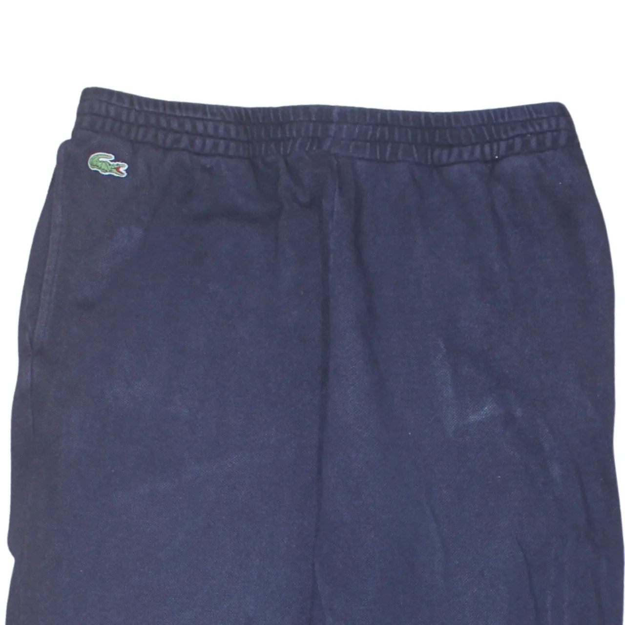 Lacoste Navy Blue Joggers Men’s 32 Embroidered Croc Logo Elasticated Cuffs Fleece Sweatpants sold by Vintage Club product image thumbnail 3