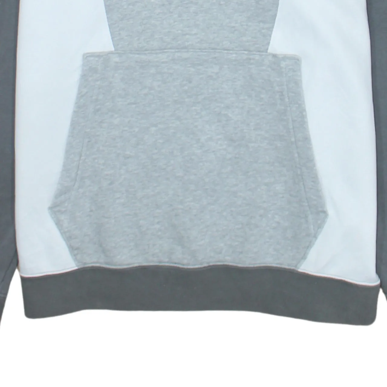 Nike Grey Colour Block Hoodie Men's Small Printed Logo Front Pocket Pullover Sweatshirt sold by Vintage Club product image thumbnail 4