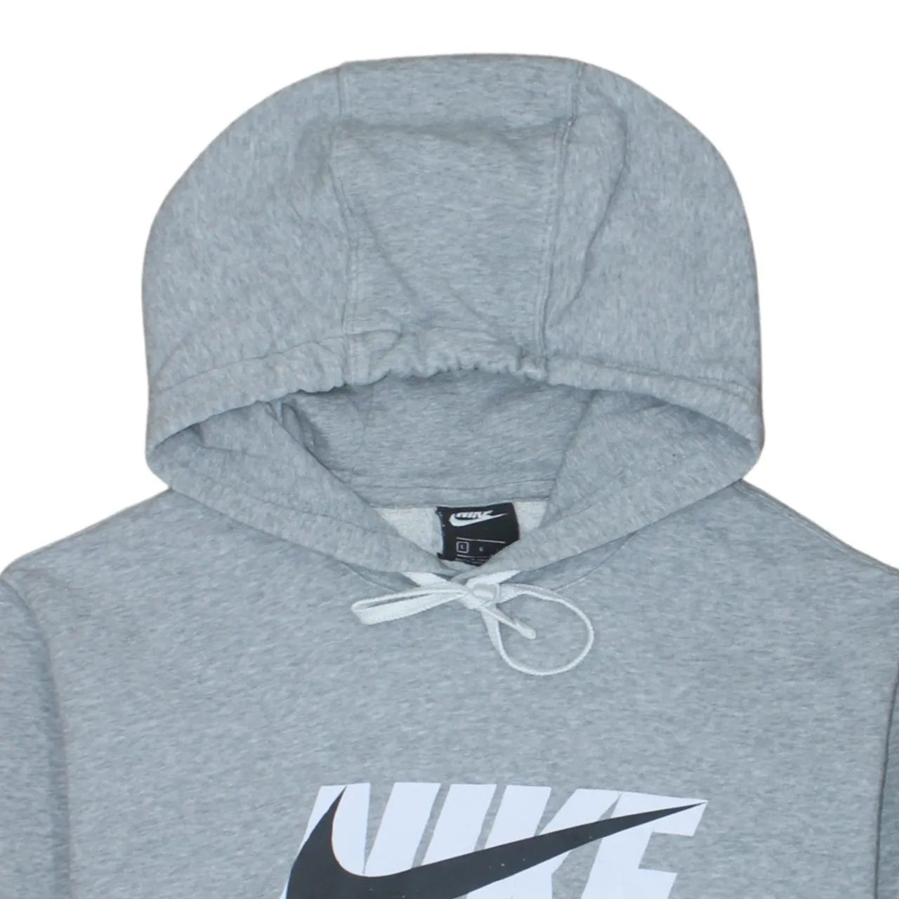 Nike Grey Hoodie Men’s Large Printed Logo Front Pocket Pullover Sweatshirt sold by Vintage Club product image thumbnail 3