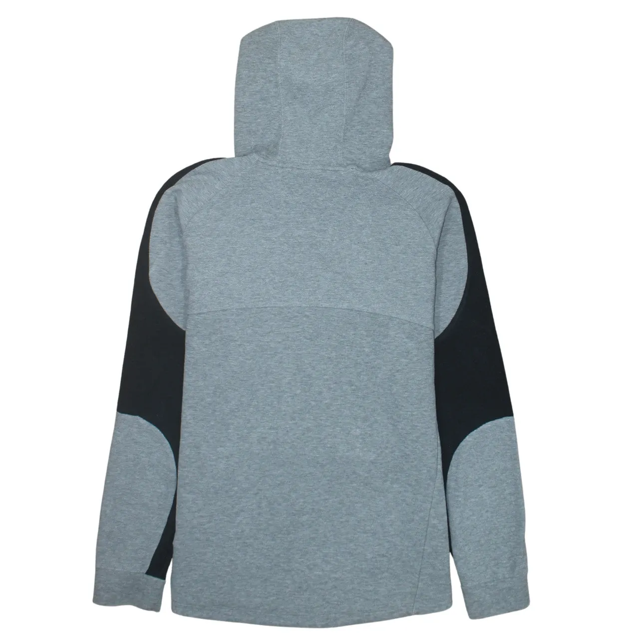 Puma Grey Hoodie Women’s XLarge Printed Logo Zip Pocket Colour Block Pullover Sweatshirt sold by Vintage Club product image thumbnail 2