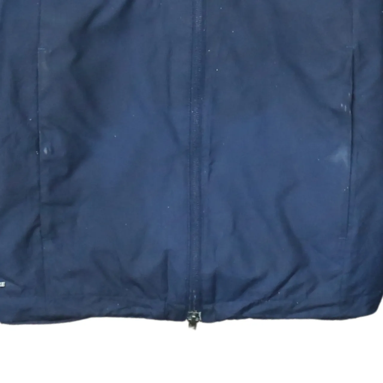 Nike Navy Blue Windbreaker Jacket Women’s XLarge Embroidered Swoosh Zip Pockets Track Top sold by Vintage Club product image thumbnail 4