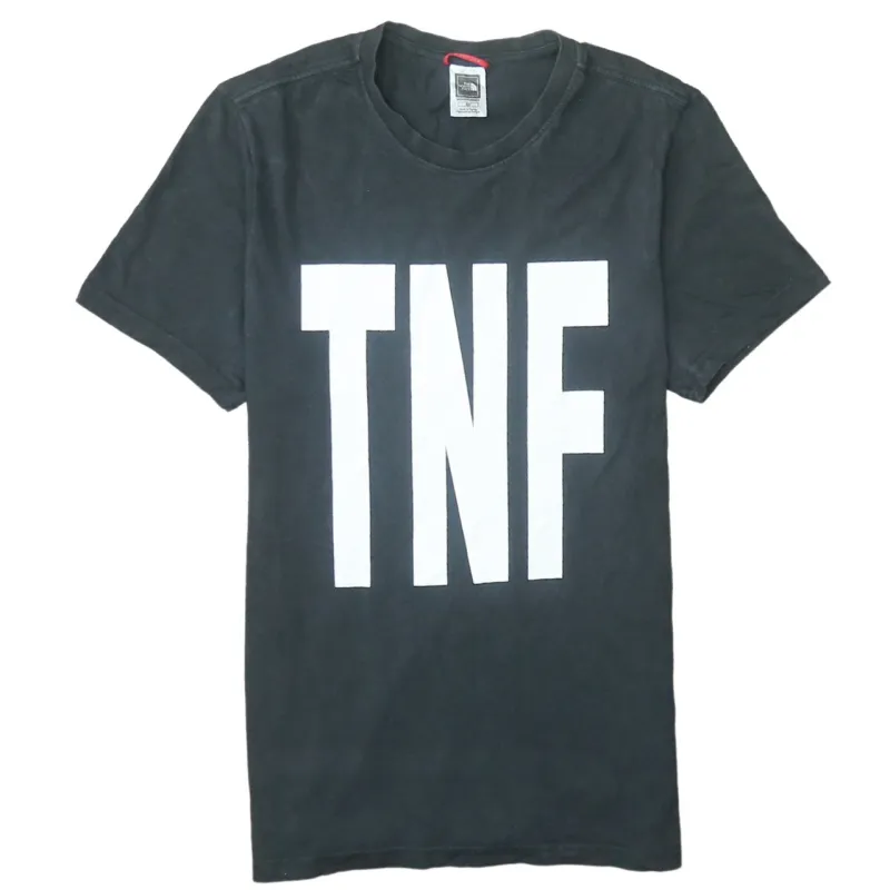 The North Face Faded Black T Shirt Men’s Small TNF Front Print Logo Tee Top sold by Vintage Club
