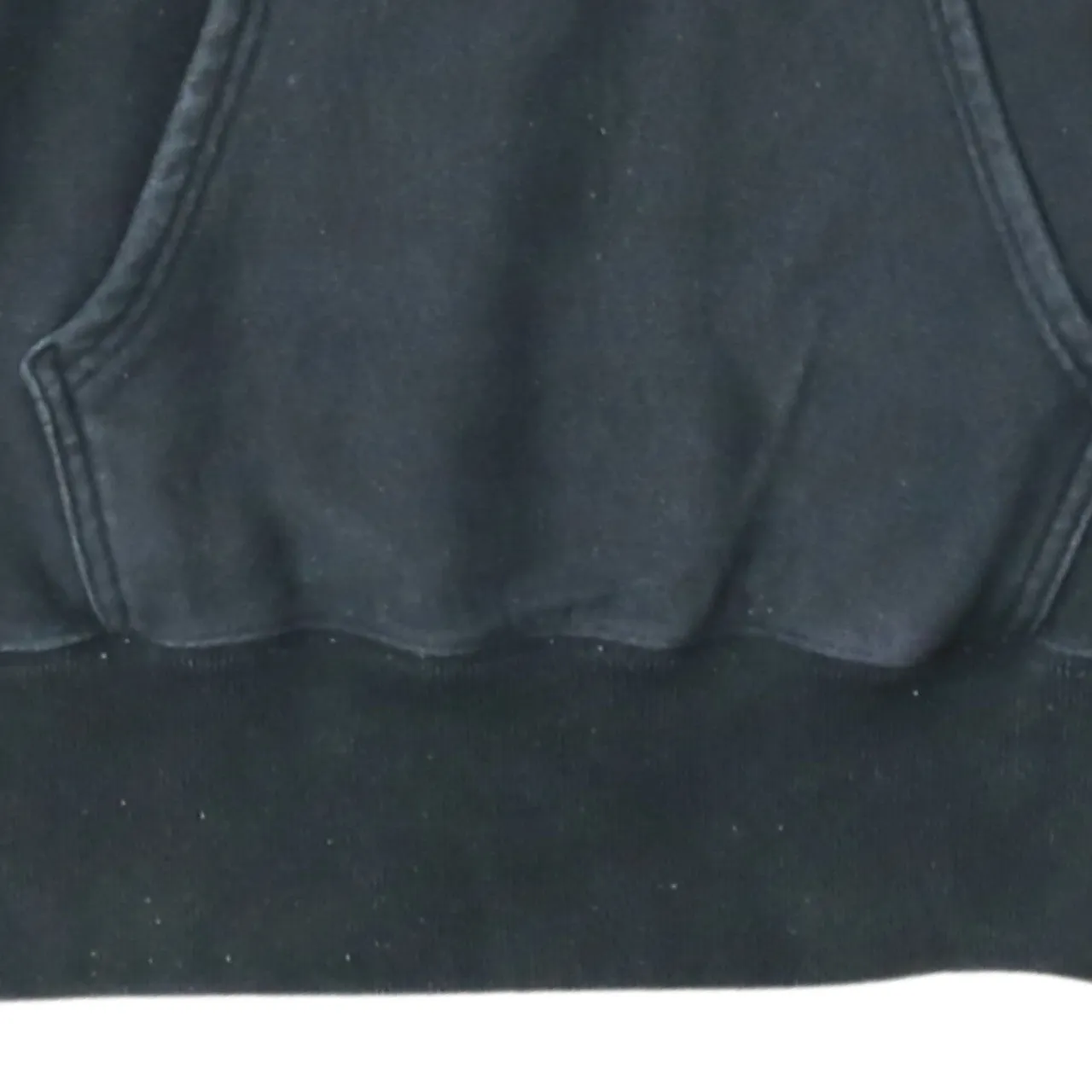 Champion Black Hoodie Women’s Medium Embroidered Script Logo Front Pocket Pullover Sweatshirt sold by Vintage Club product image thumbnail 4