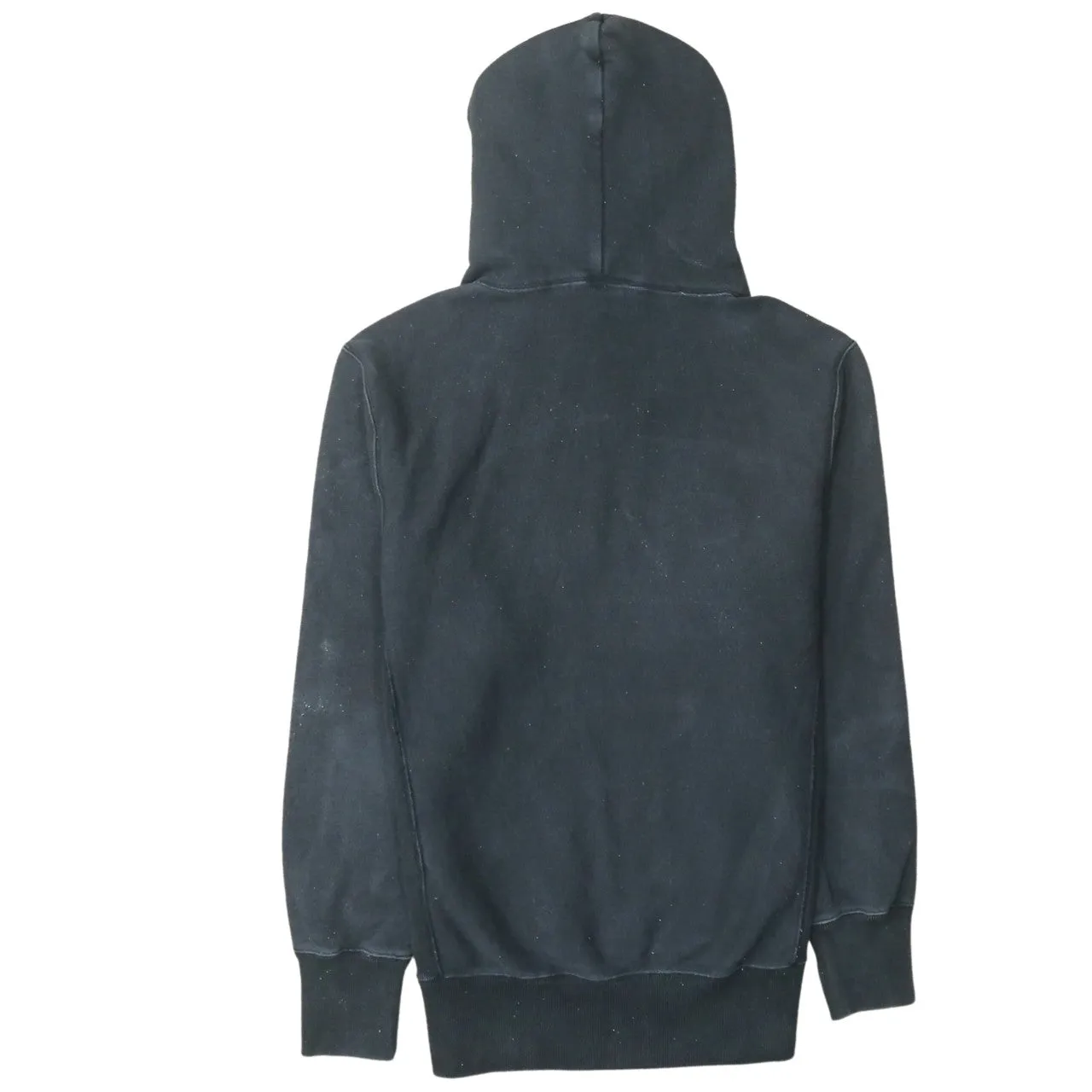 Champion Black Hoodie Women’s Medium Embroidered Script Logo Front Pocket Pullover Sweatshirt sold by Vintage Club product image thumbnail 2