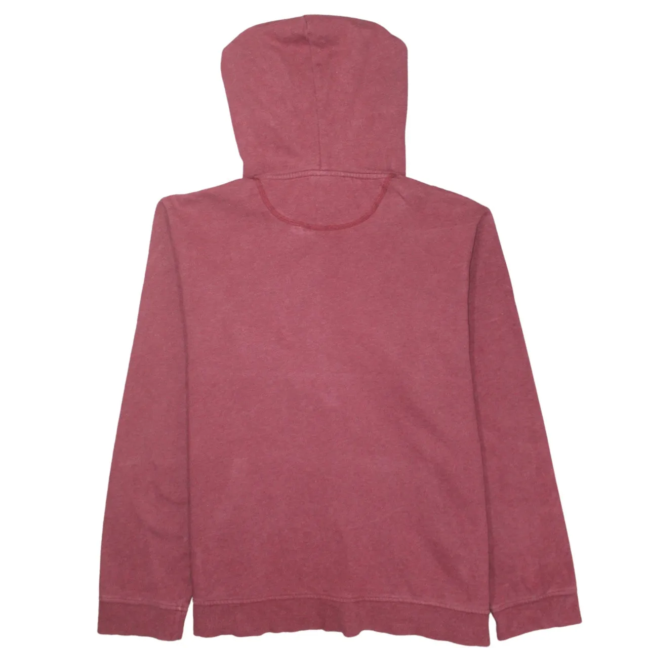 Reebok Burgundy Red Hoodie Women’s Large Embroidered Chest Logo Drawstring Pullover Sweatshirt sold by Vintage Club product image thumbnail 2