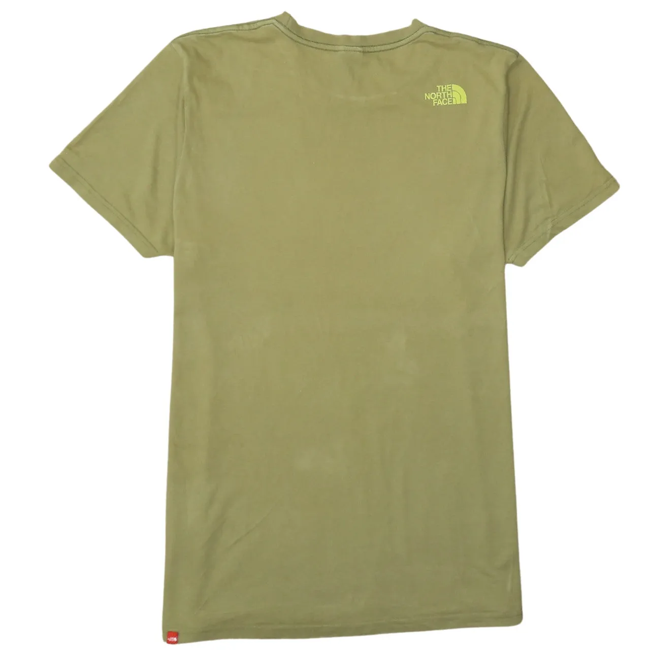 The North Face Khaki Green T Shirt Men's XLarge Printed Logo Front Back Tee Top sold by Vintage Club product image thumbnail 2