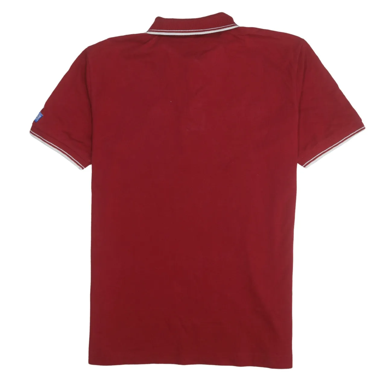 Kappa Burgundy Red Polo Shirt Women’s XLarge Embroidered Logos Contrast Tipped Collar Golf Top sold by Vintage Club product image thumbnail 2