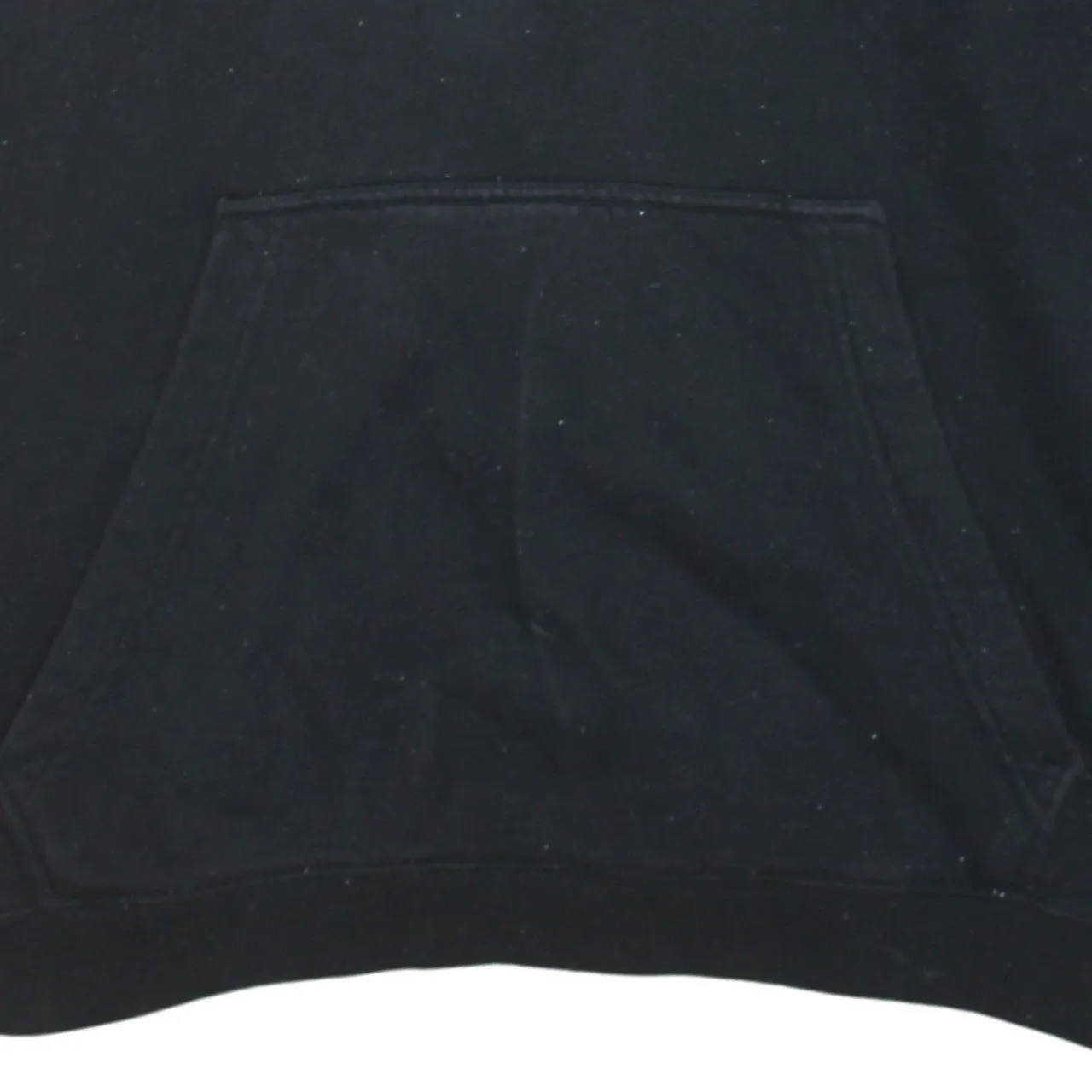 Nike Black Hoodie Women’s XLarge Embroidered Swoosh White Drawstring Front Pocket Sweatshirt sold by Vintage Club product image thumbnail 4