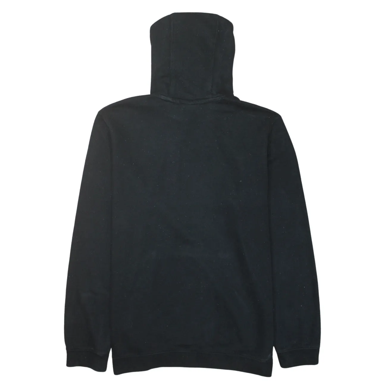 Nike Black Hoodie Women’s XLarge Embroidered Swoosh White Drawstring Front Pocket Sweatshirt sold by Vintage Club product image thumbnail 2