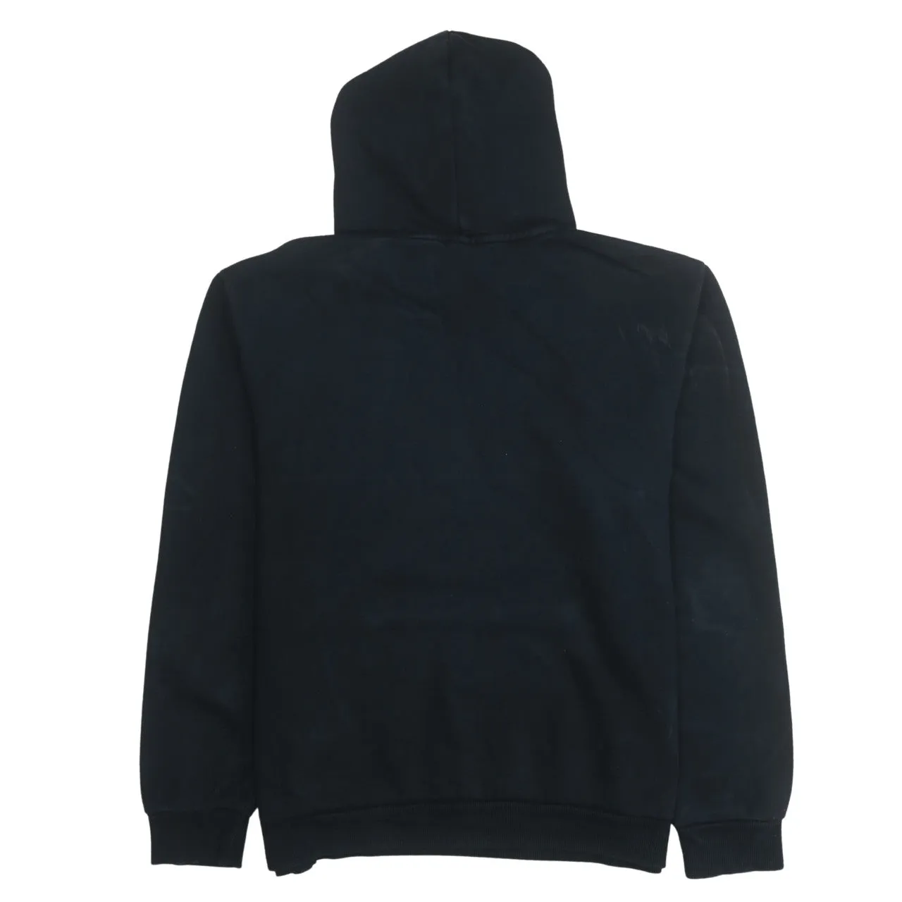 Puma Black Hoodie Women’s Large Printed Big Logo Drawstring Pullover Sweatshirt sold by Vintage Club product image thumbnail 2