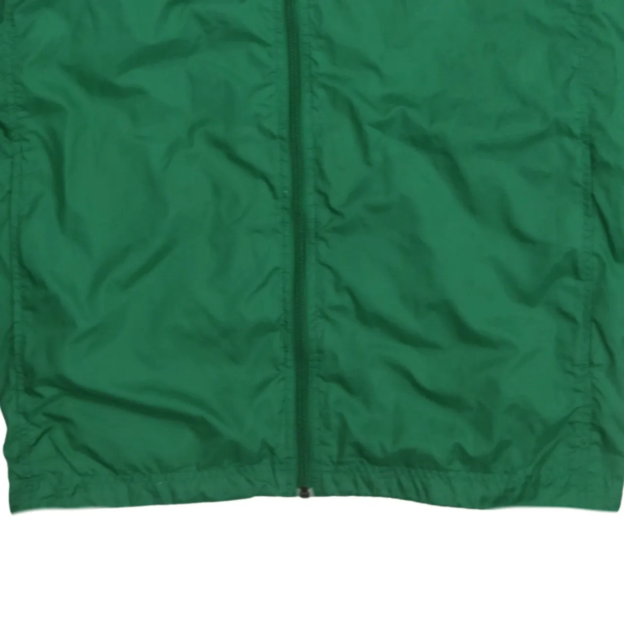 Nike Green Hooded Windbreaker Women’s XLarge Embroidered Swoosh Zip Front Mesh Lined Jacket sold by Vintage Club product image thumbnail 4