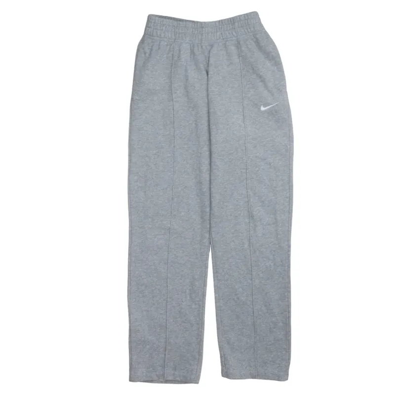 Nike Grey Trousers Men's XSmall Elastic Waist Embroidered Swoosh Fleece Lined Joggers Pants sold by Vintage Club
