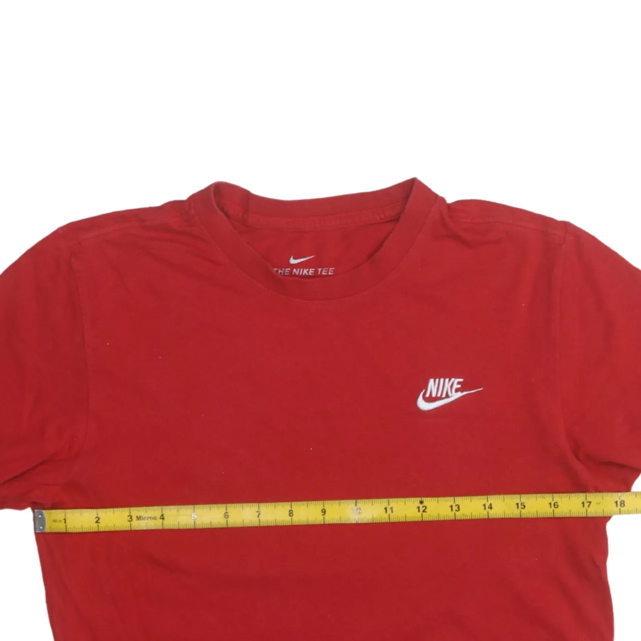 Nike Burgundy Red T Shirt Men's XSmall Printed Swoosh Logo Casual Tee Top sold by Vintage Club product image thumbnail 5