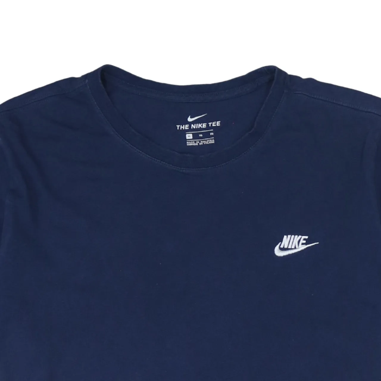 Nike Navy Blue T Shirt Women’s XLarge Small Chest Swoosh Printed Logo Tee Top sold by Vintage Club product image thumbnail 3