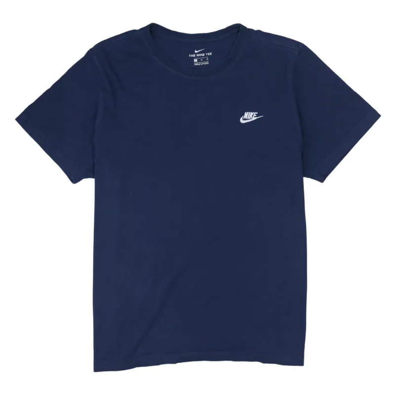 Nike Navy Blue T Shirt Women’s XLarge Small Chest Swoosh Printed Logo Tee Top sold by Vintage Club