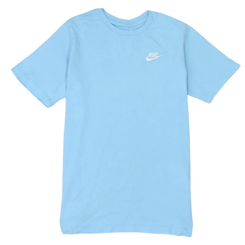 Nike Light Blue T Shirt Women’s XLarge Printed Swoosh Logo Short Sleeve Casual Top sold by Vintage Club