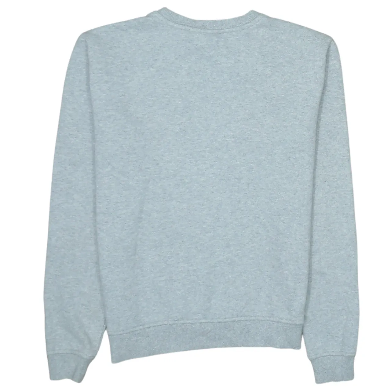 Fila Light Grey Sweatshirt Men's Small Embroidered Chest Logo Ribbed Cuffs Crewneck Pullover sold by Vintage Club product image thumbnail 2