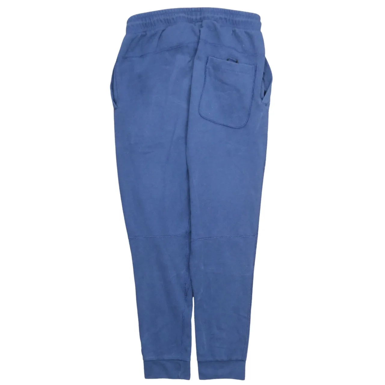 Nike Blue Joggers Sweatpants Men's Small Embroidered Swoosh Cuffed Hem Drawstring Waist sold by Vintage Club product image thumbnail 2