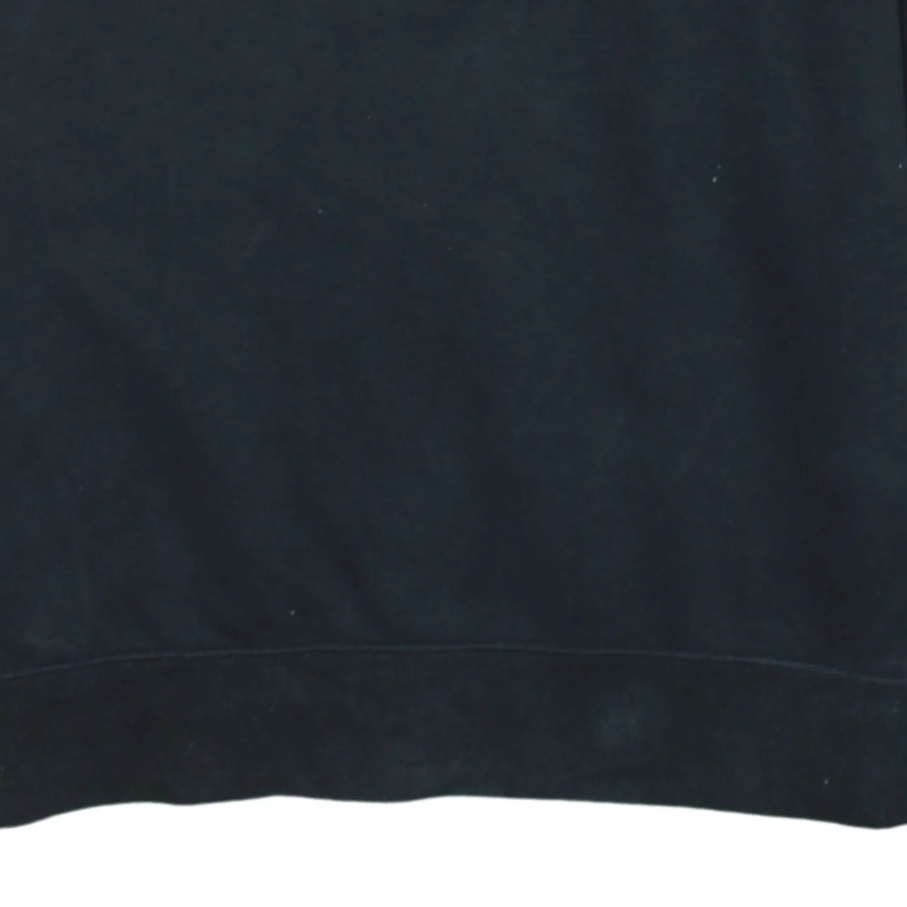 Nike Black Sweatshirt Men's Medium Printed Swoosh Text Logo Sleeve Crewneck Pullover sold by Vintage Club product image thumbnail 4