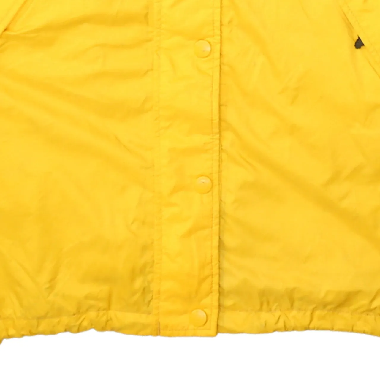 Columbia Yellow Blue Hooded Windbreaker Jacket Women’s Medium Embroidered Logo Sample Outerwear sold by Vintage Club product image thumbnail 4