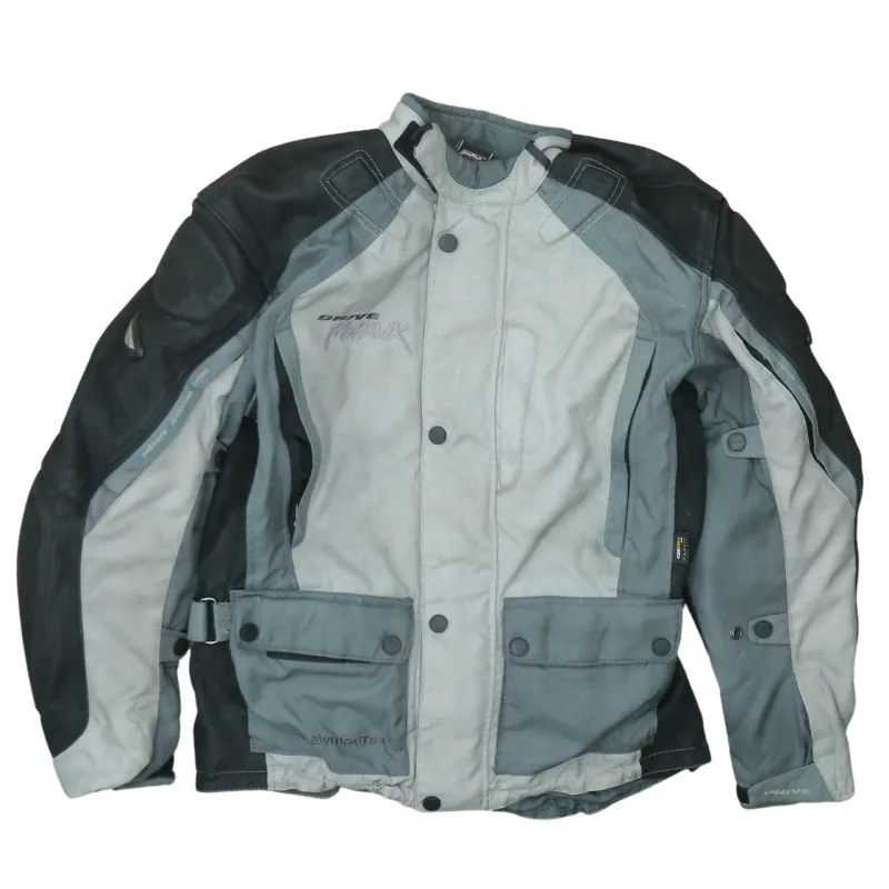 Polo Grey Motorbike Jacket Men's Large Drive Mohawk Padded Sympatex Pockets Outerwear sold by Vintage Club