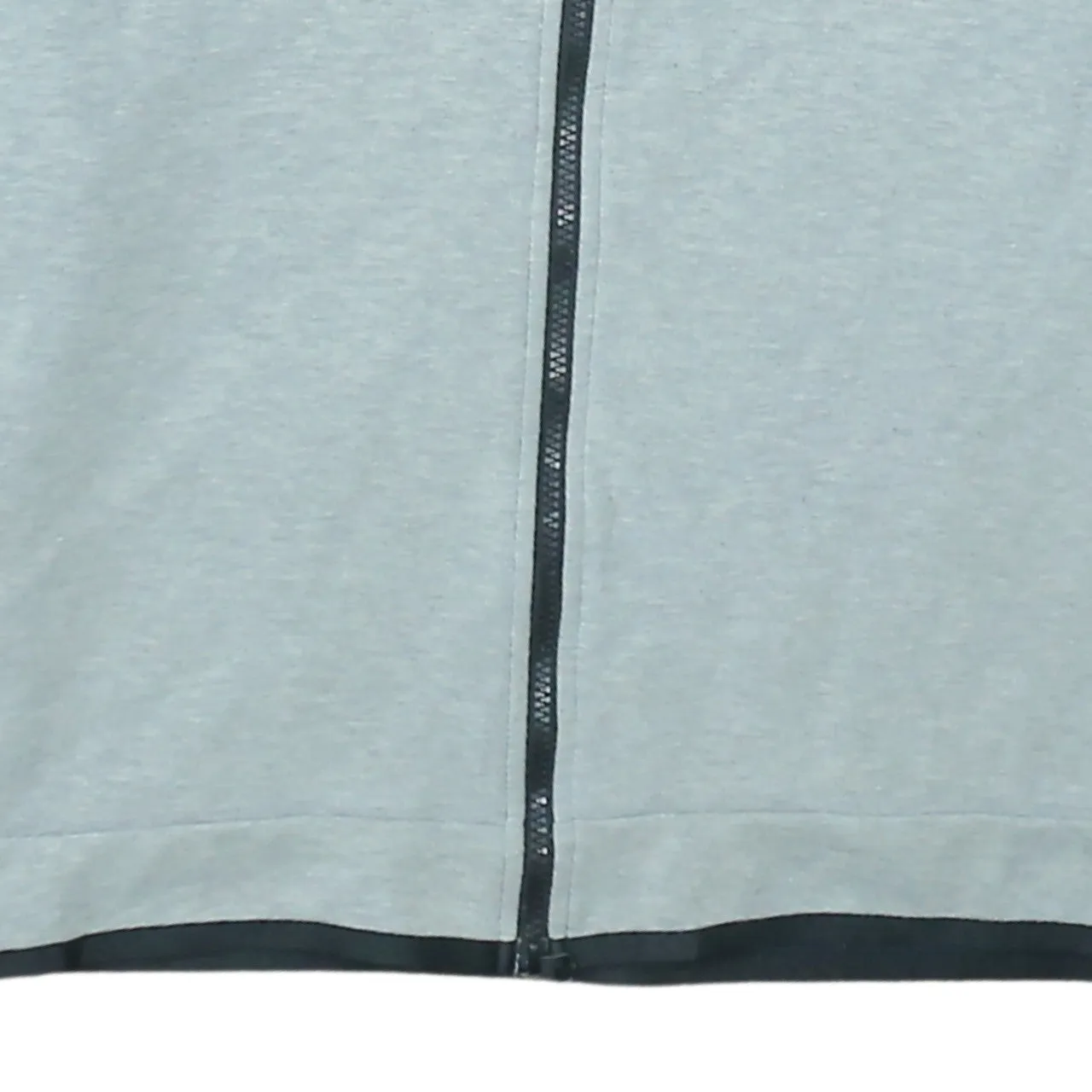 Nike Navy Grey Full Zip Hoodie Women’s XLarge Embroidered Swoosh Arm Zip Pocket Sweatshirt sold by Vintage Club product image thumbnail 4