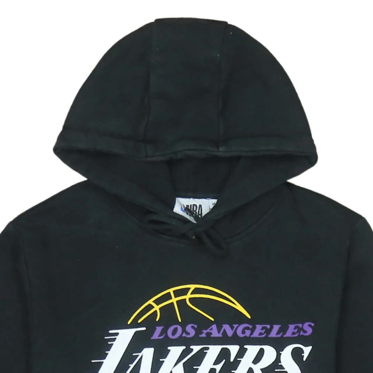 Primark Black Lakers Hoodie Women’s Medium Printed LeBron James 6 Fleece Pullover Sweatshirt sold by Vintage Club product image thumbnail 3