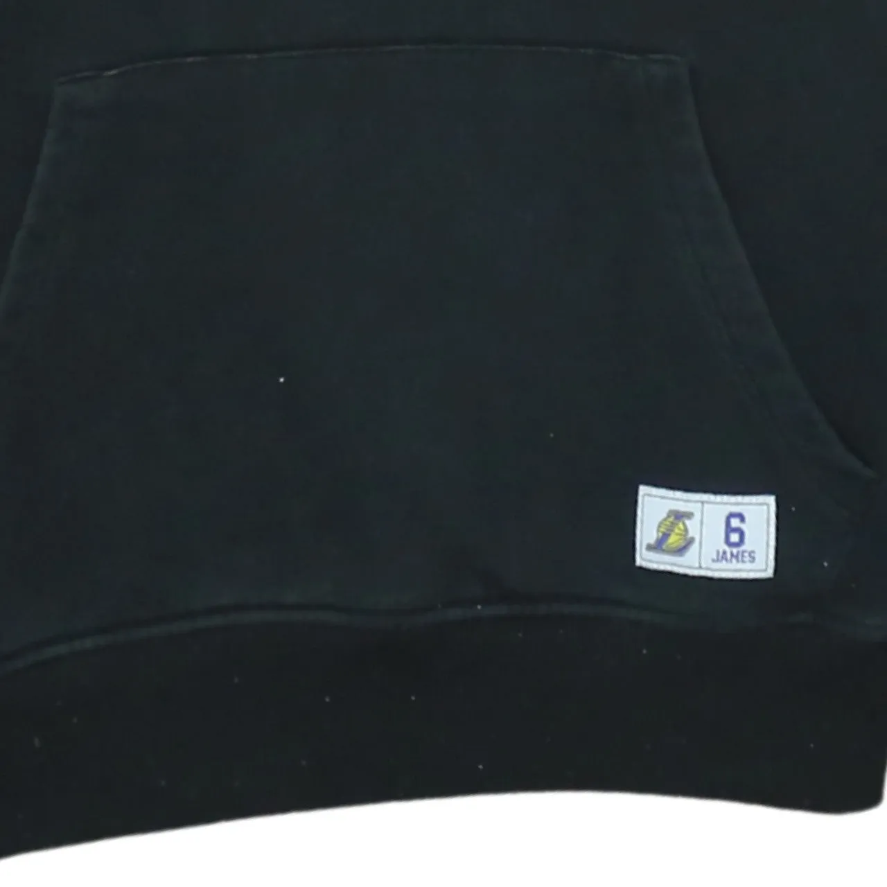 Primark Black Lakers Hoodie Women’s Medium Printed LeBron James 6 Fleece Pullover Sweatshirt sold by Vintage Club product image thumbnail 4