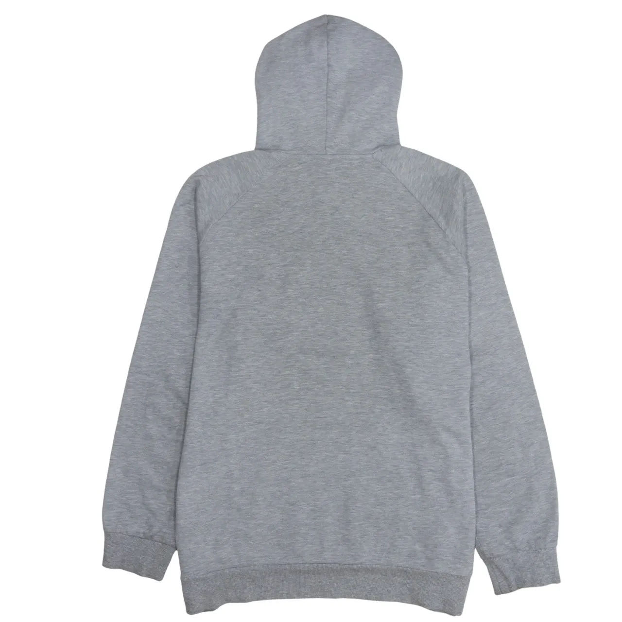 Adidas Grey Hoodie Women’s XLarge Printed Logo Front Pouch Fleece Pullover Sweatshirt sold by Vintage Club product image thumbnail 2