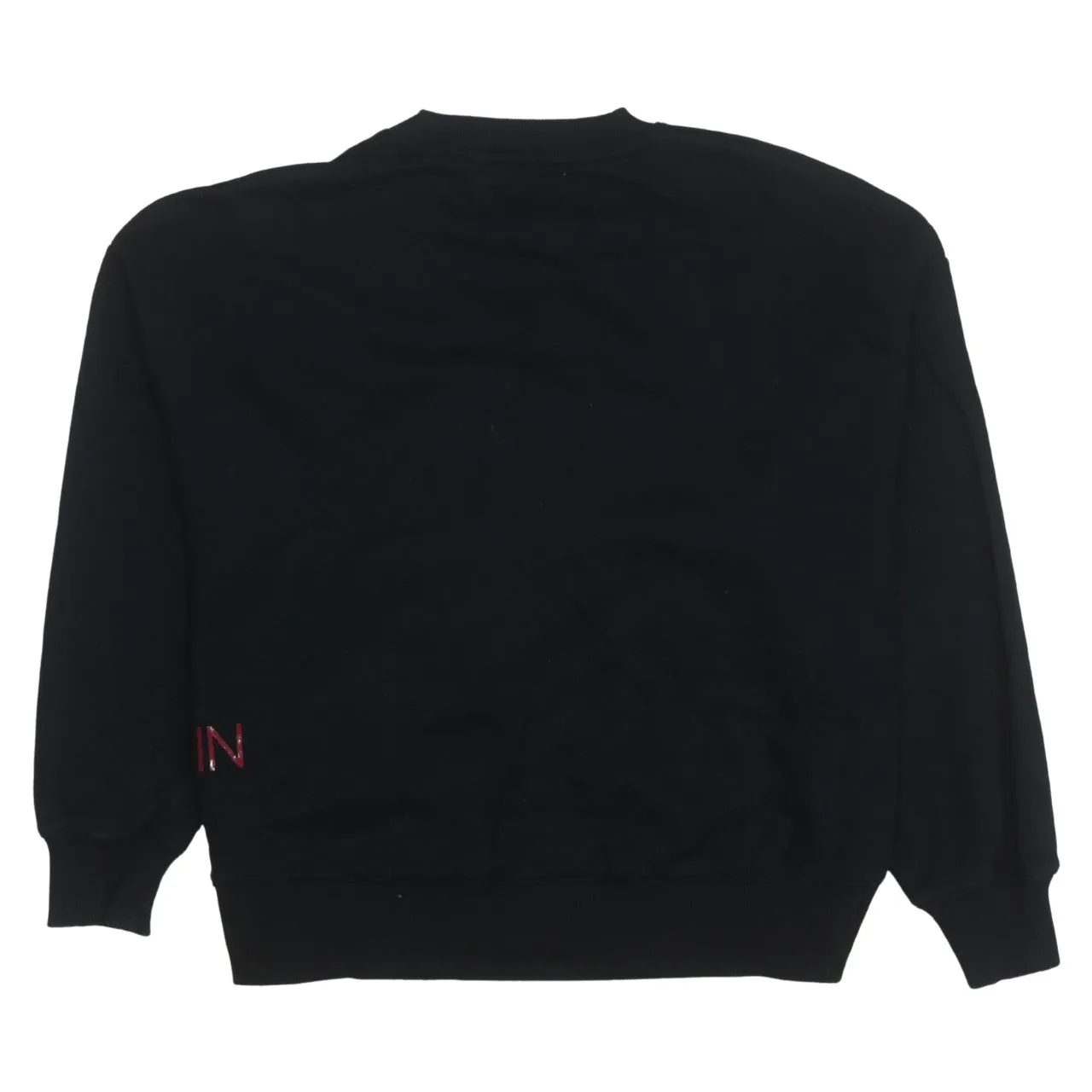 Calvin Klein Black Sweatshirt Men's XLarge Printed Logo Crewneck Pullover Fleece Top sold by Vintage Club product image thumbnail 2