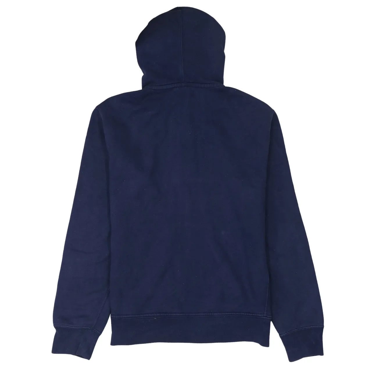 Polo Ralph Lauren Navy Blue Hoodie Women’s Large Zip Embroidered Pony Logo Pockets Sweatshirt sold by Vintage Club product image thumbnail 2