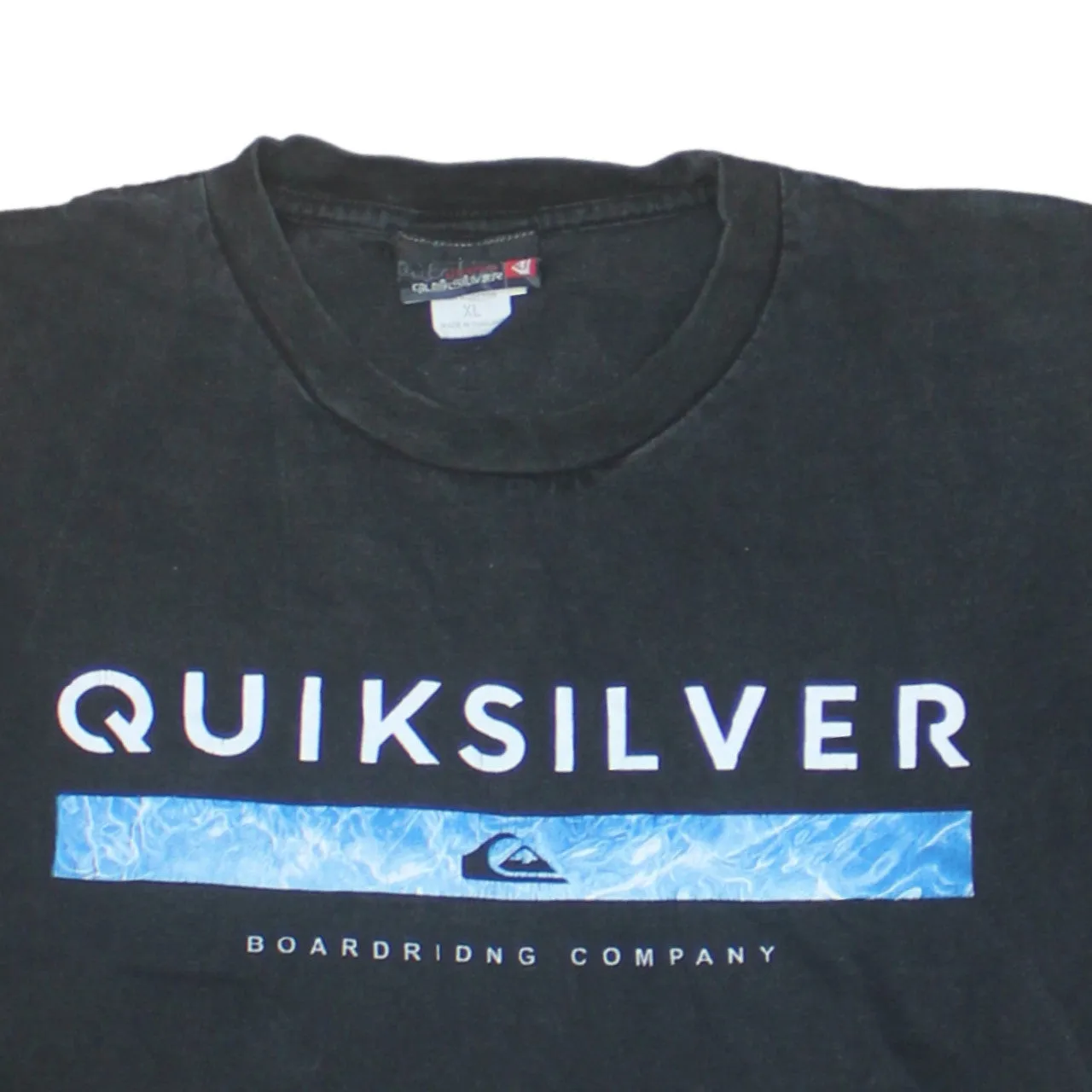 Quiksilver Black T Shirt Women’s XLarge Printed Logo Surf Graphic Casual Tee Top sold by Vintage Club product image thumbnail 3