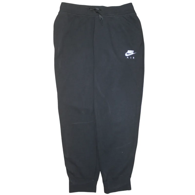 Nike Black Joggers Sweatpants Men's Large Nike Air Printed Logo Cuffed Hem Drawstring sold by Vintage Club