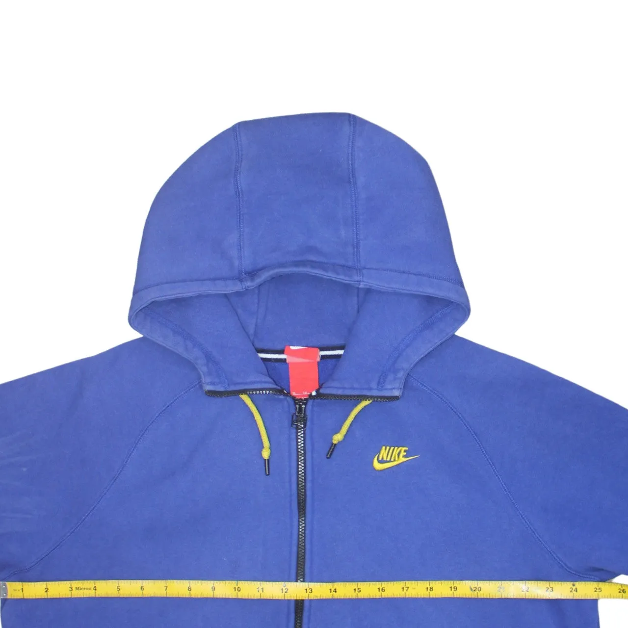 Nike Blue Full Zip Hoodie Women’s XLarge Embroidered Swoosh Logo Front Pockets Sweatshirt sold by Vintage Club product image thumbnail 5