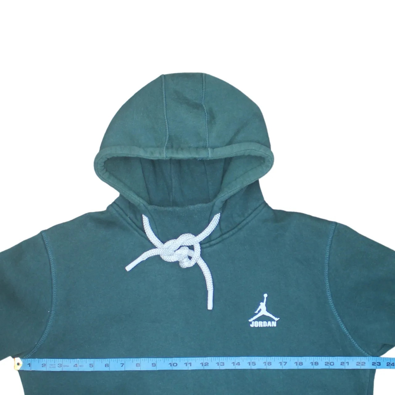 Jordan Teal Green Hoodie Women’s XXLarge Embroidered Jumpman Logo Front Pocket Pullover Sweatshirt sold by Vintage Club product image thumbnail 5
