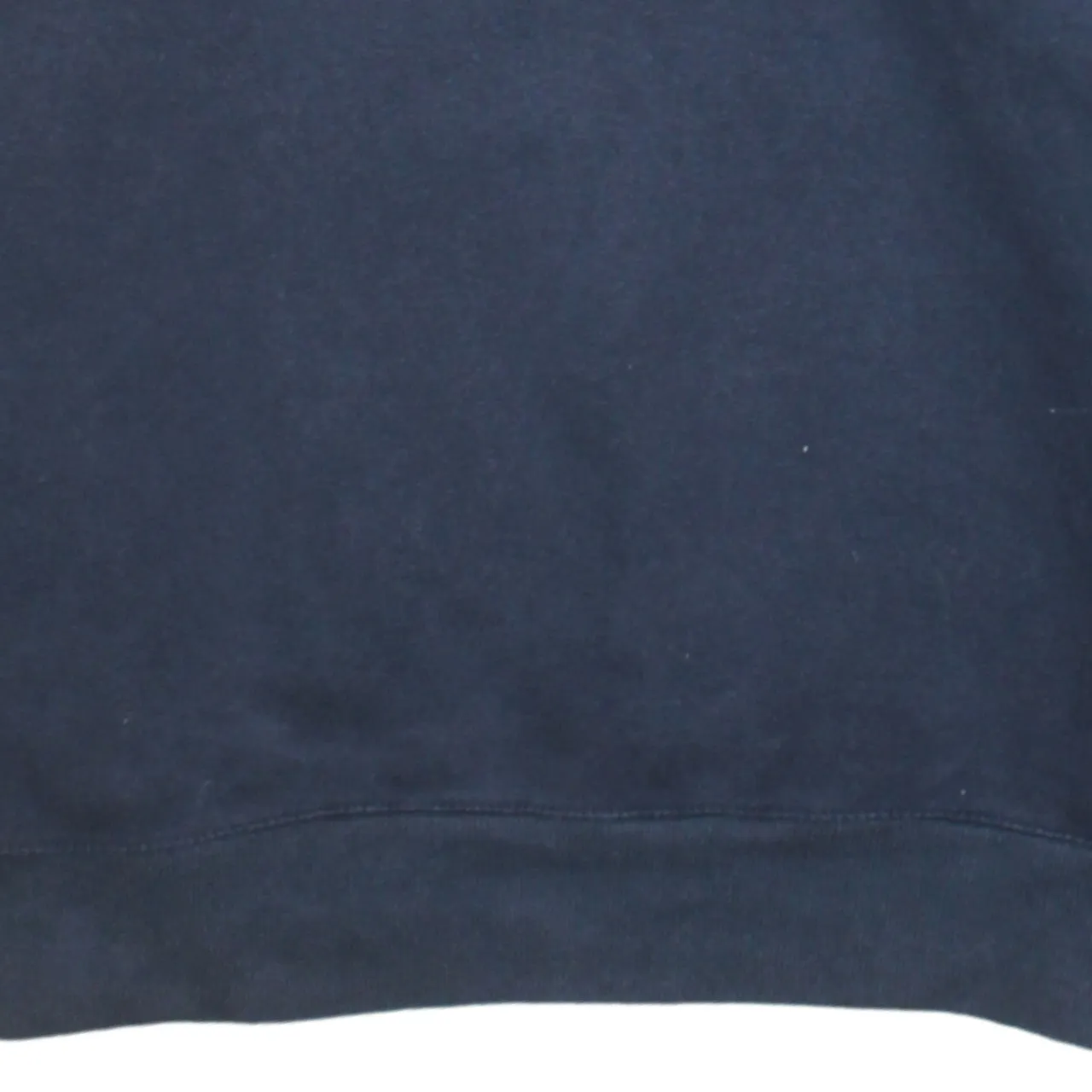 Adidas Navy Blue Sweatshirt Men's Small Embroidered Chest Logo Ribbed Cuffs Pullover Jumper sold by Vintage Club product image thumbnail 4