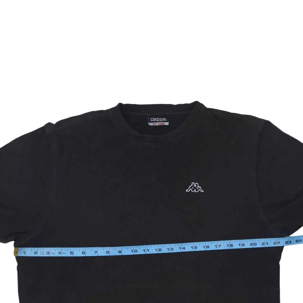Kappa Black T Shirt Women’s XXLarge Small Embroidered Chest Logo Short Sleeve Casual Top sold by Vintage Club product image thumbnail 5