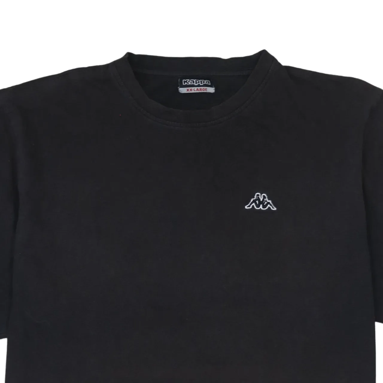 Kappa Black T Shirt Women’s XXLarge Small Embroidered Chest Logo Short Sleeve Casual Top sold by Vintage Club product image thumbnail 3