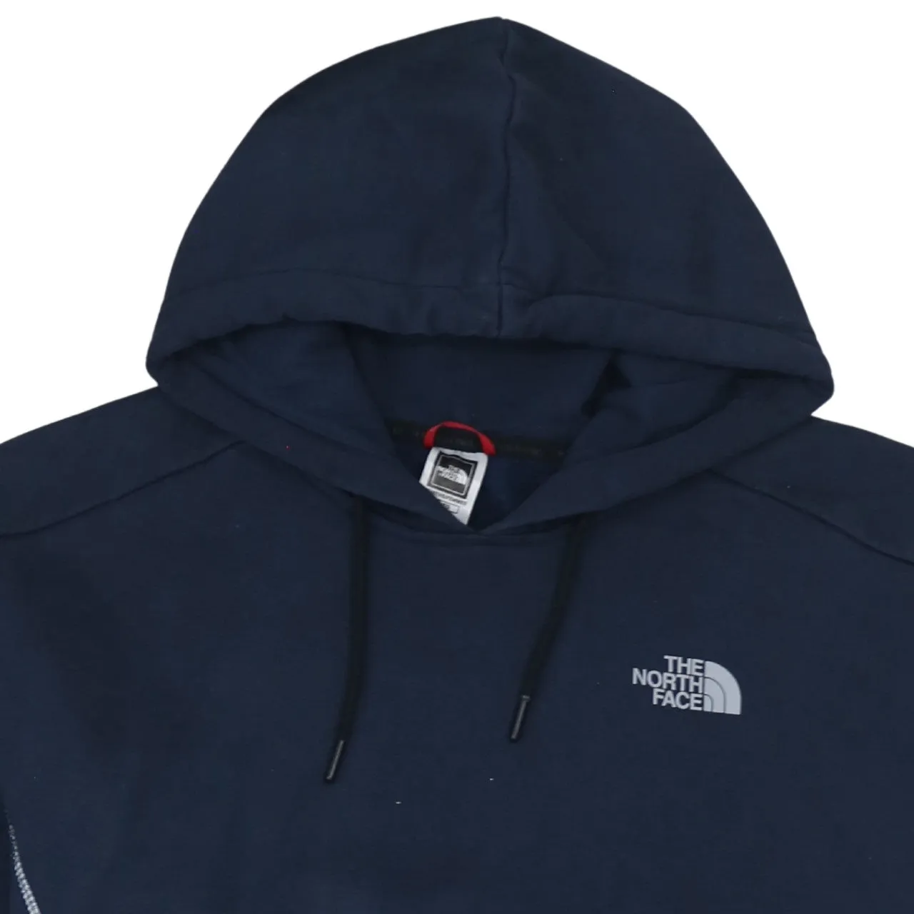 The North Face Navy Blue Hoodie Women's XLarge Printed Logos Fleece Lined Pullover Sweatshirt sold by Vintage Club product image thumbnail 3