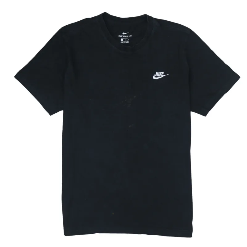 Nike Black T Shirt Women’s Large Embroidered Swoosh Logo Casual Short Sleeve Tee sold by Vintage Club