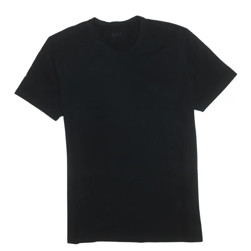 Hugo Boss Black T Shirt Men's XLarge Subtle Logo Crewneck Short Sleeve Tee sold by Vintage Club